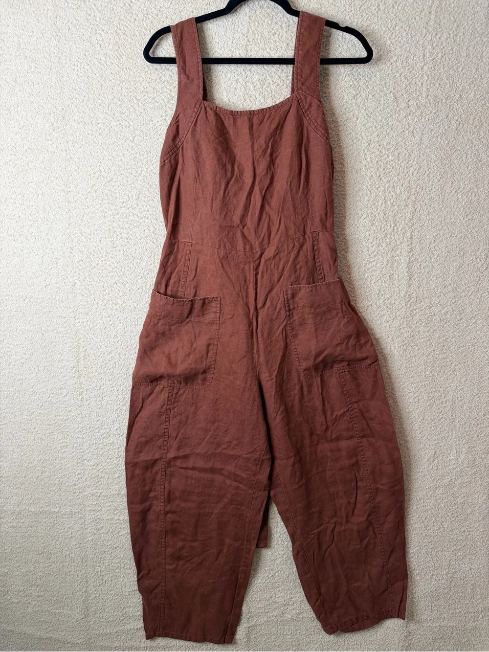 Everlane The Utility Coverall in Linen Cedarwood Size 4 NWOT